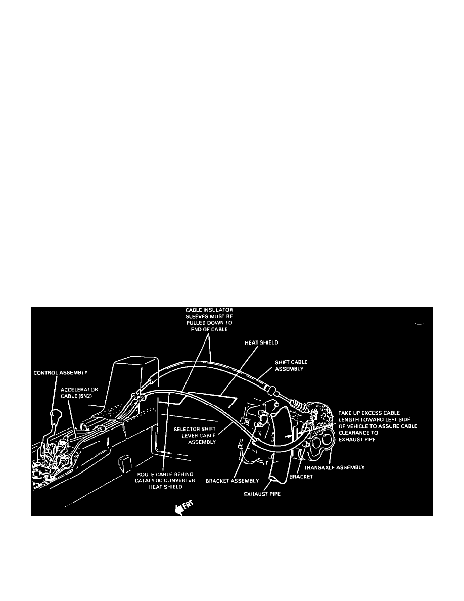 Transmission and Drivetrain > Manual Transmission/Transaxle > Shift  Linkage, M/T > Shift Cable, M/T > Component Information > Technical Service  Bulletins > ...