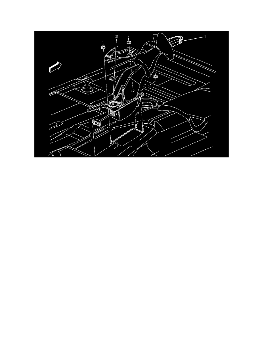 Pontiac Manuals > G6 V63.5L VIN 8 (2005) > Brakes and Traction Control > Parking Brake