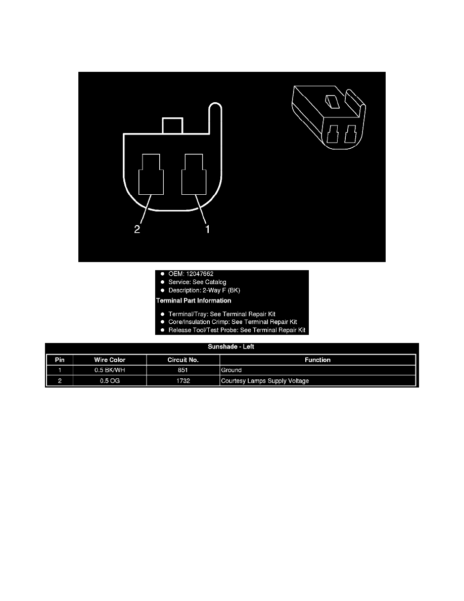 Pontiac Manuals > G8 V63.6L (2008) > Body and Frame > Roof