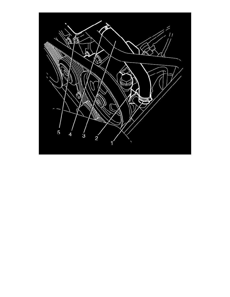 Maintenance > Hoses > Power Steering Line/Hose > Component Information >  Service and Repair > Power Steering Fluid Reservoir Inlet Hose Replacement  > Page ...