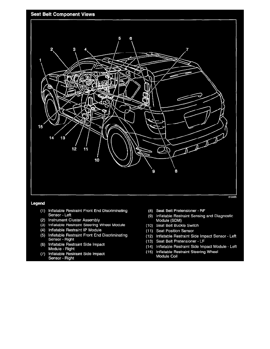 Pontiac Workshop Manuals > Vibe FWD L4-1.8L VIN 8 (2004) > Sensors and ...