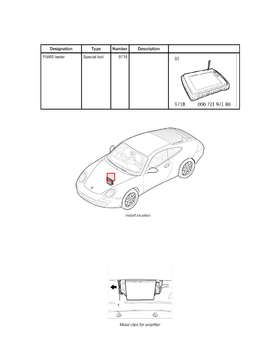Accessories and Optional Equipment > Radio, Stereo, and Compact Disc >  Amplifier, Sound System > Component Information > Service and Repair