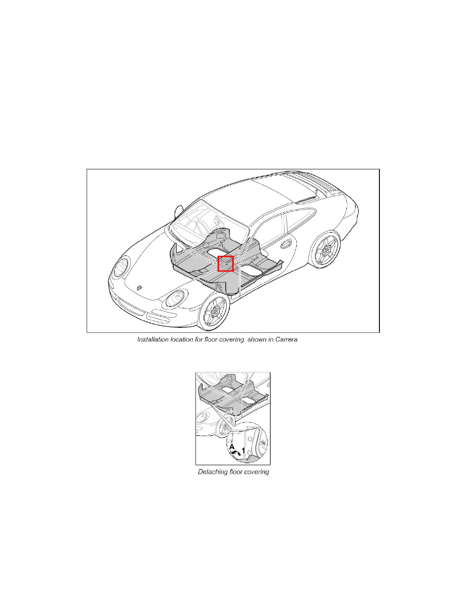 Body and Frame > Interior Moulding / Trim > Carpet > Component Information  > Service and Repair