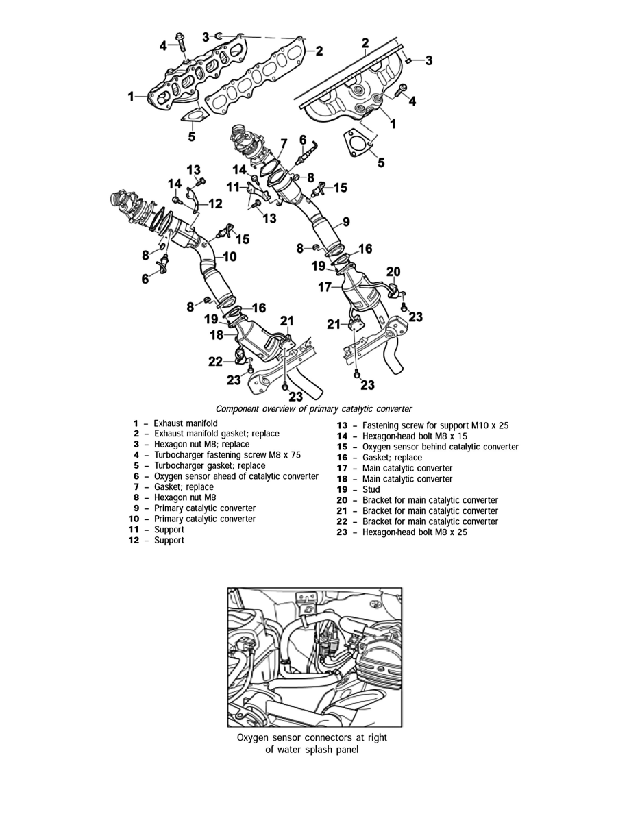 Catalyseur D'Occasion Pour Porsche CAYENNE (9PA) S 4.5 (2002-2007) - État Opérationnel