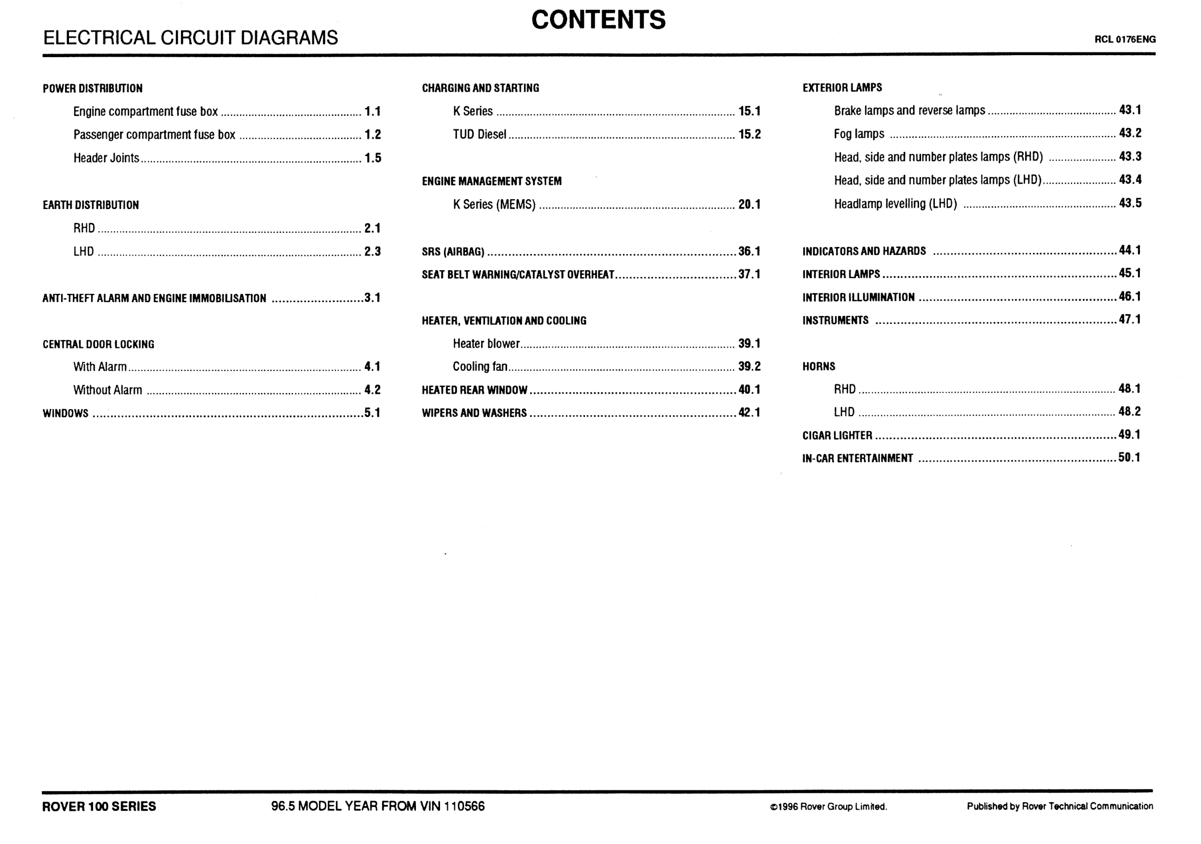 Contents circuit diagram