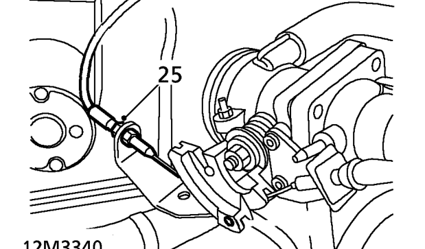 Disconnect multiplugs from coolant sensors on outlet elbow.