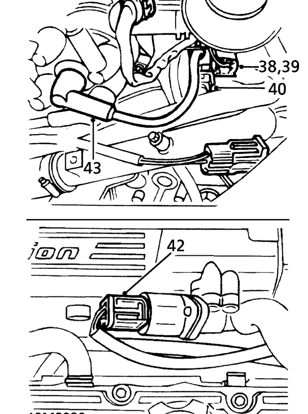 Remove fuel feed pipe from fuel rail and discard ’O’ ring.