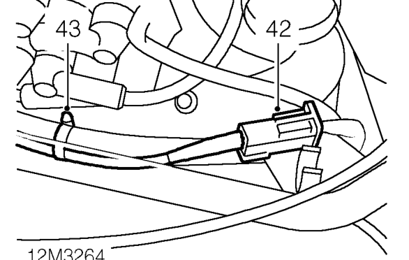 Remove starter motor. See REPAIR MANUAL - Electrical.