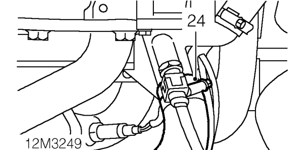 Drain cooling system. See REPAIR MANUAL - Maintenance.