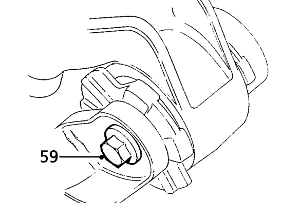 Raise chains to take weight of engine without exerting load on mountings.
