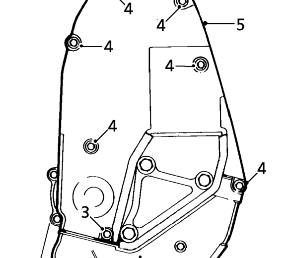 Camshaft timing belt upper cover – Remove 3 screws securing washer reservoir to body and move reservoir aside.