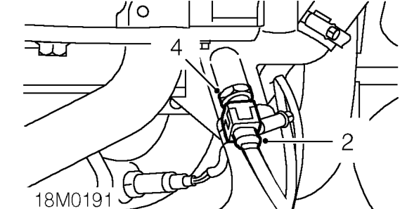 Engine coolant temperature (ect) sensor – Disconnect battery earth lead.