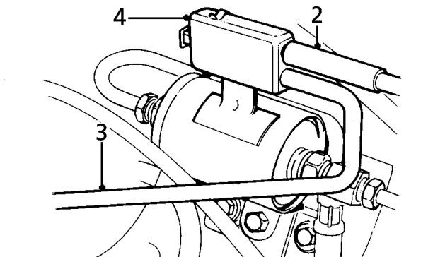 Ecm fuel trap – Disconnect battery earth lead.