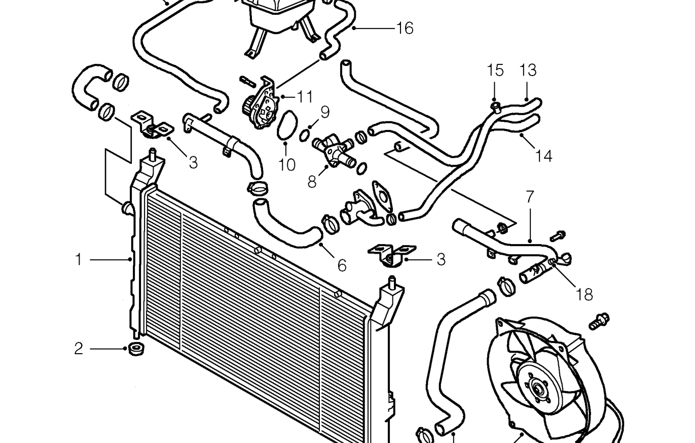 Cooling system components