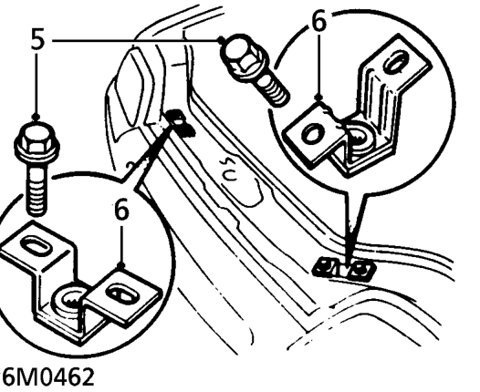Radiator block – Loosen bottom and expansion tank hose clips and disconnect hoses from radiator.