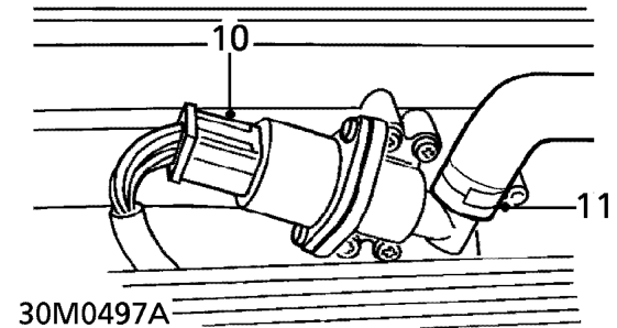Remove and discard ’O’ ring from throttle housing.