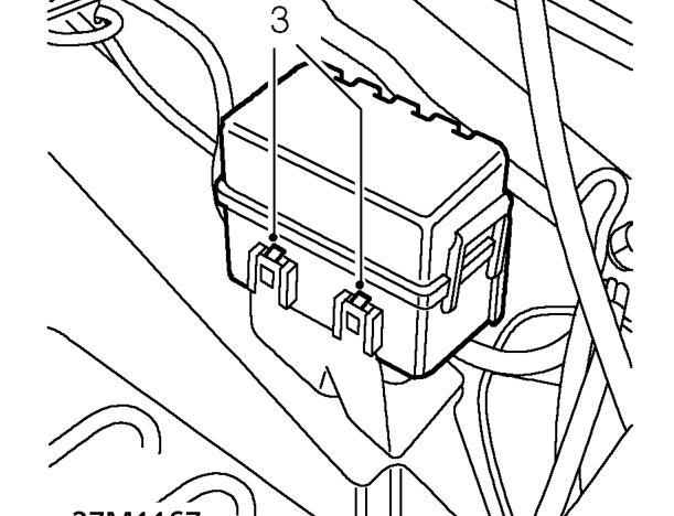 Gearbox assembly – Remove air cleaner. See ENGINE MANAGEMENT SYSTEM - MEMS, Repairs.