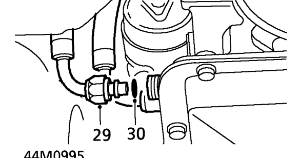 Remove both drive shaft and hub assemblies. See REPAIR MANUAL - Automatic Gearbox - Differ