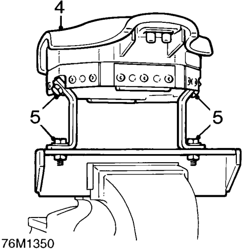 Deployment of driver airbag module – Position tool SMD 4082/2 in vice, ensuring that vice jaws grip tool above bottom flange to