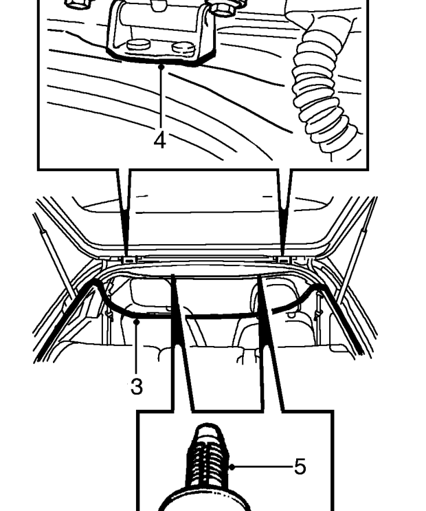 Tailgate alignment – Open tailgate and mark outline of hinges.