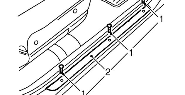 Front tread plate – Service repair no - 76.76.01