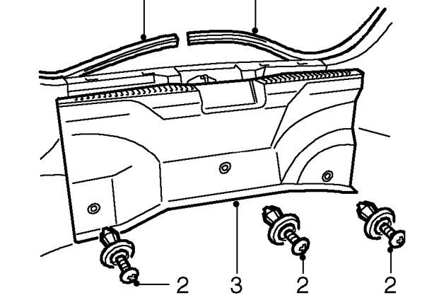 Luggage compartment trim casing – Service repair no - 76.13.53