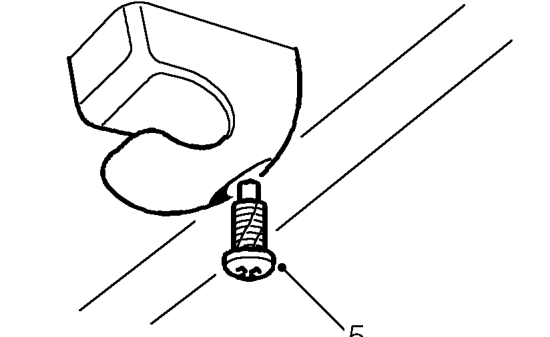 Windscreen – Release sun visors from catches and remove.