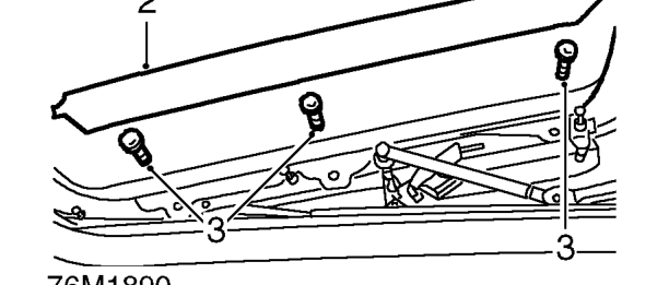 Sun roof glass – Open the sunshade and tilt up the glass.