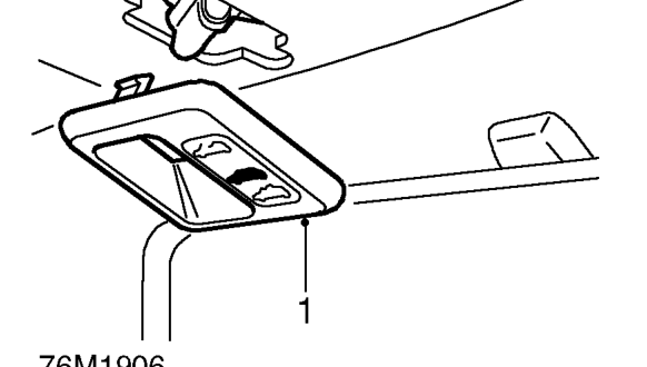 Sun roof switch – Service repair no - 76.82.59