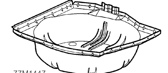 Spare wheel well assembly – Inner rear wheelarches are available separately.
