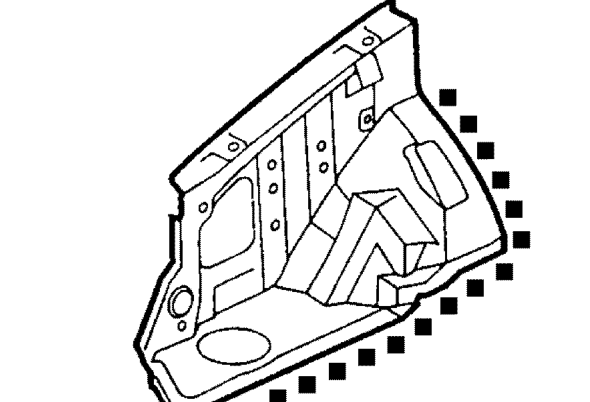 Front valance assembly – Remove engine. See Workshop Manual, Engine, Repairs.