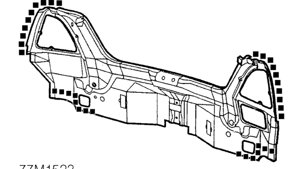 Rear body assembly – Remove fuel tank. See Workshop Manual, Fuel delivery systems, Repairs.