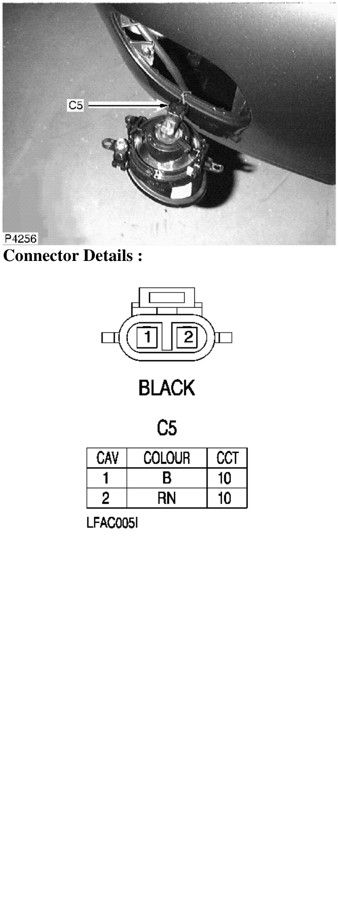 Photo location : – Description : RH Front Fog light Location : Front bumper LH side