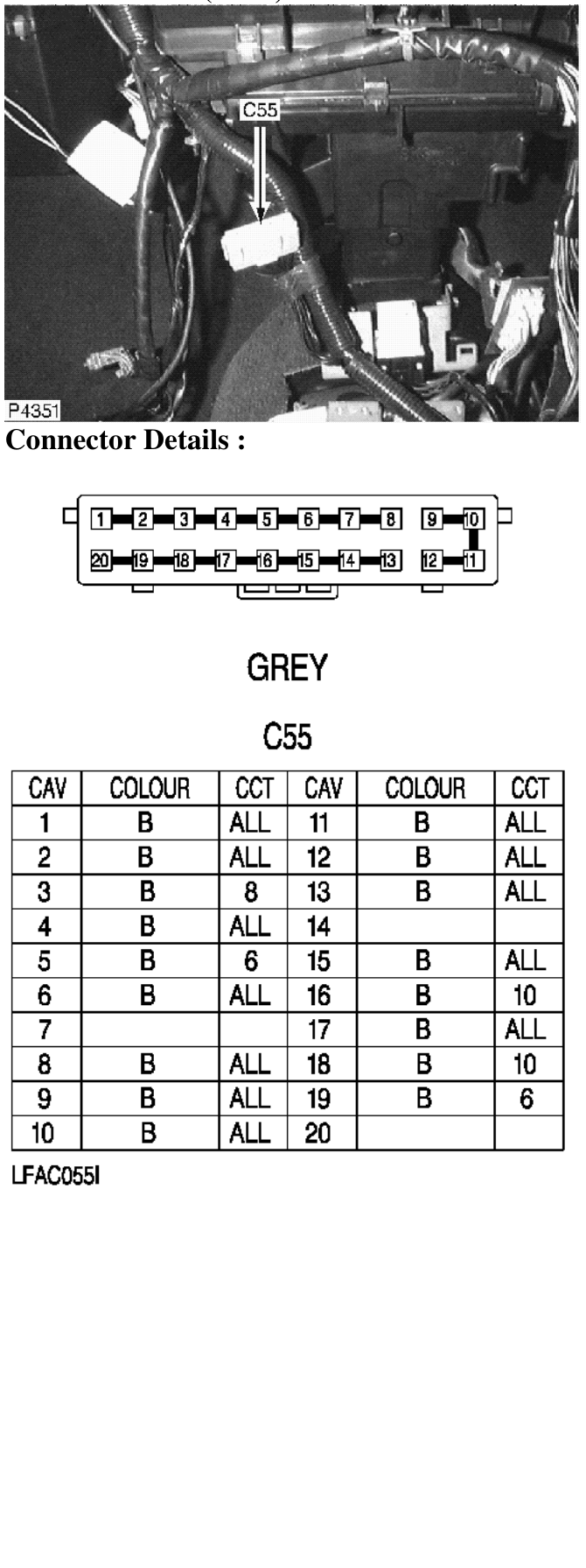 Photo location (lhd) : – Description : Earth Header Location : Behind centre console