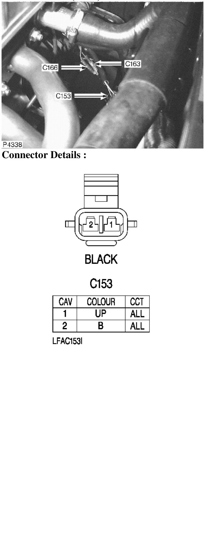 Photo location (rhd) : – Description : Cooling Fan Location : Behind radiator