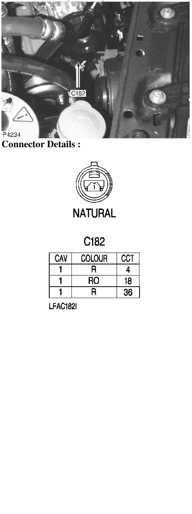 Photo location (l series) : – Description : Compressor Clutch Location : Behind radiator RH side