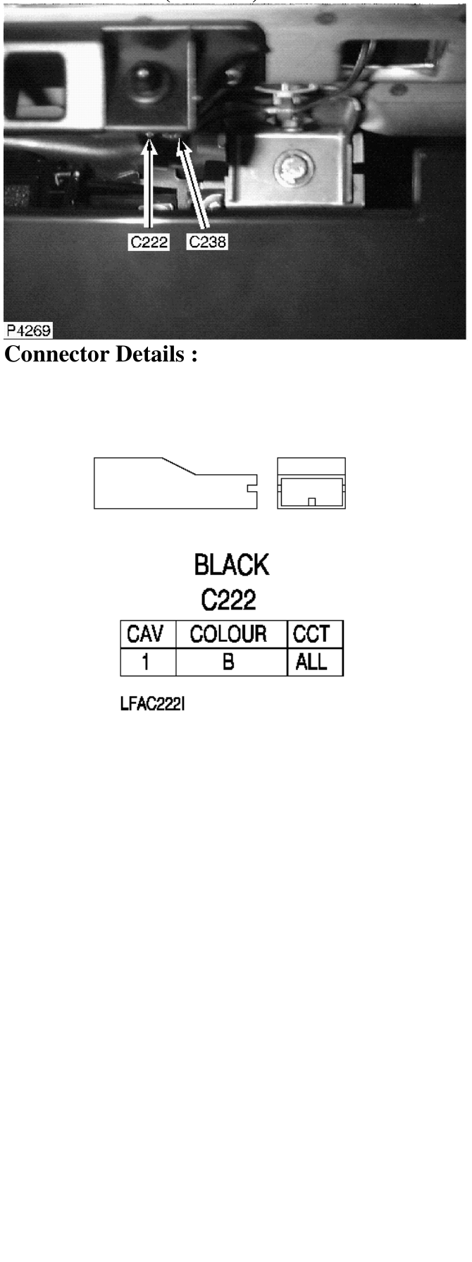 Photo location (l series) : – Description : Glovebox Switch Location : Behind glovebox