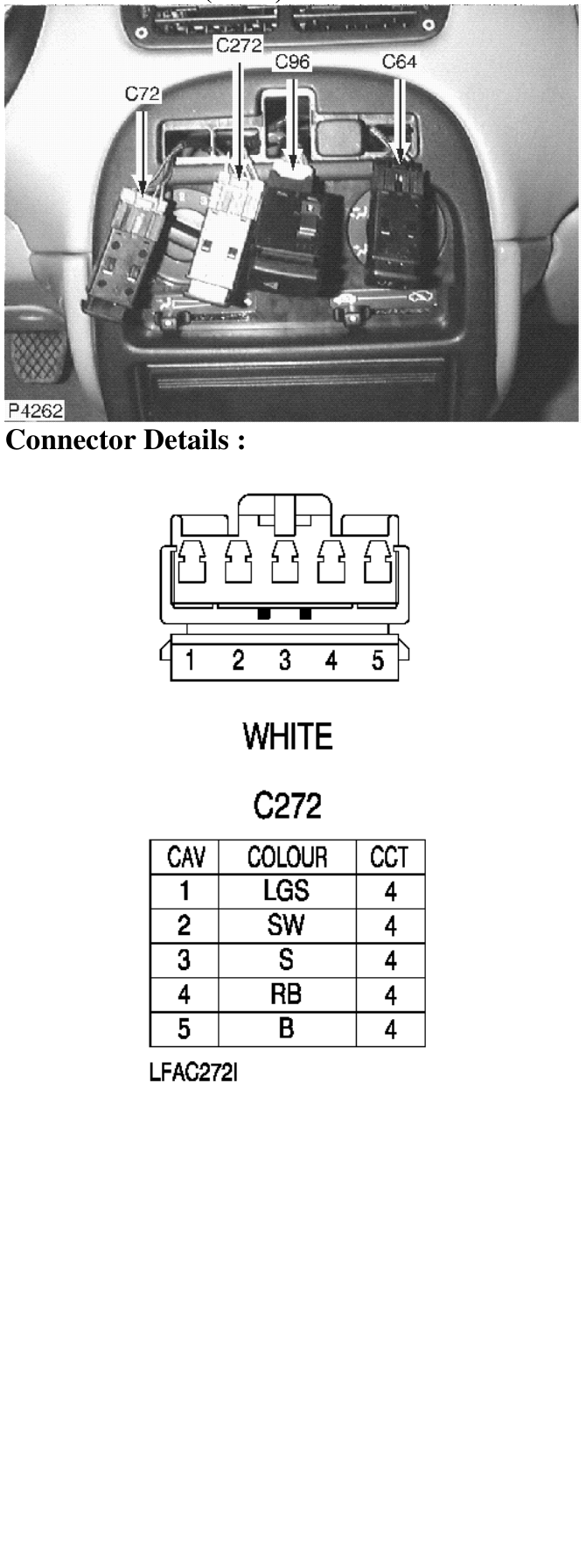 Photo location (lhd) : – Description : Air Conditioning Switchpack Location : Behind air conditioning switch
