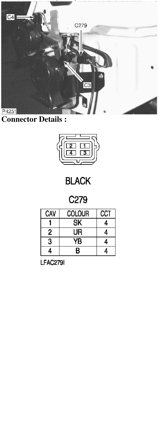 Photo location (lhd) : – Description : Trinary Switch Location : Front bumper LH side