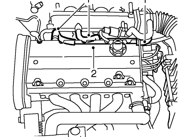 Crankcase vent hoses - ’k’ series