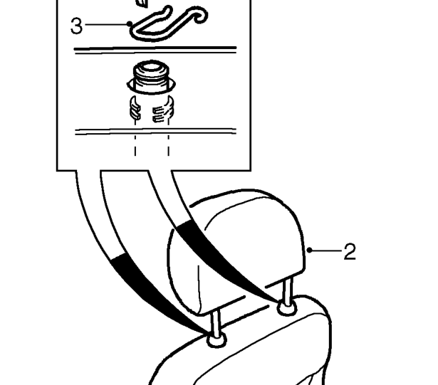 Front squab cover – Remove front seat. See this section.