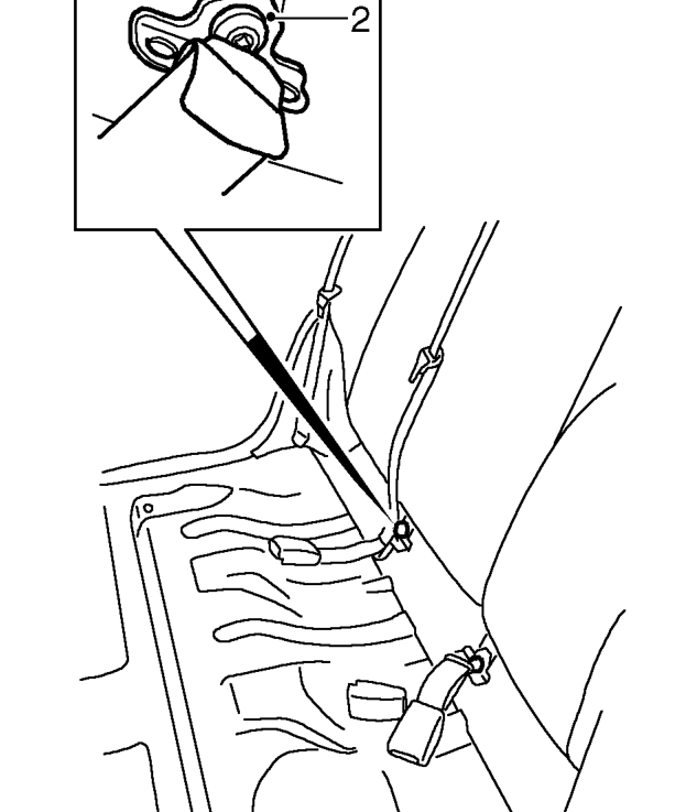 Rear seat squab – Remove rear seat cushion. See this section.