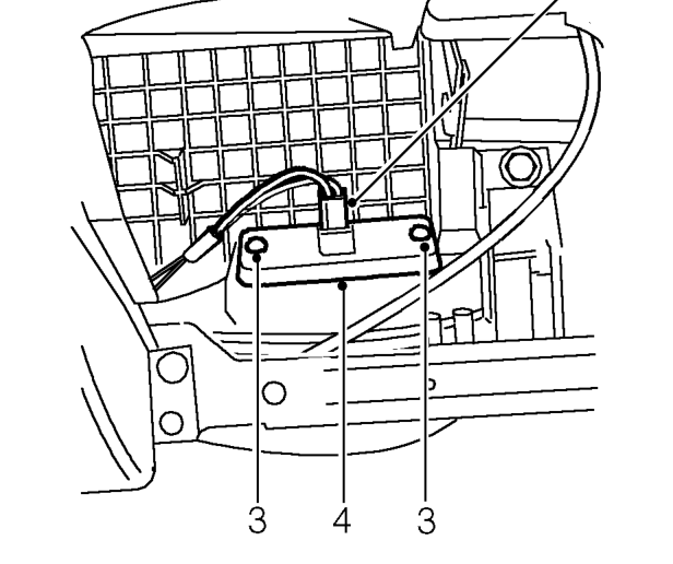Resistor unit – Remove glove box. See BODY, Interior trim components.