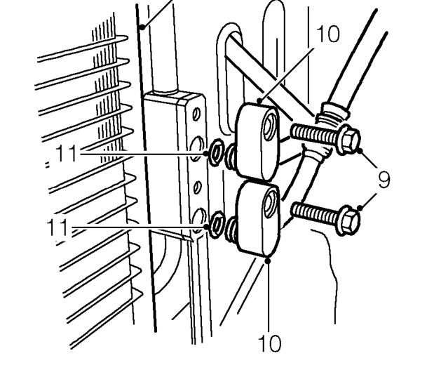 Disconnect cooling fan multiplug from harness.