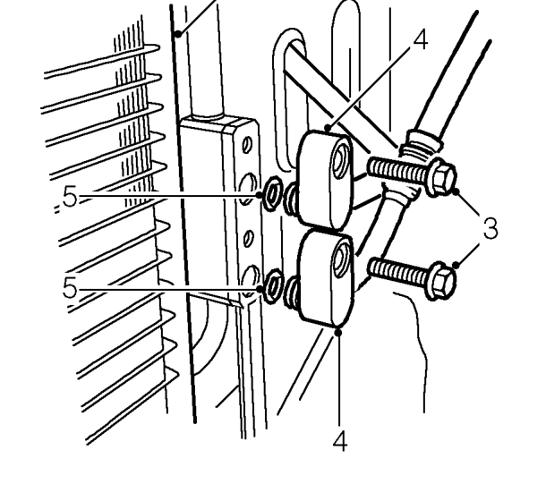 Condenser – Remove condenser cooling fan housing. See this section.