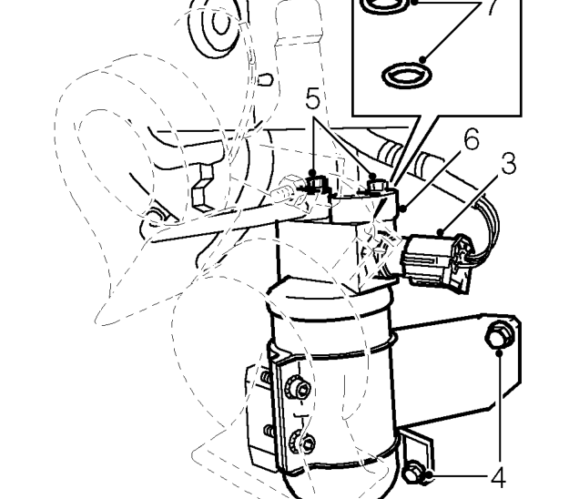 Receiver/dryer – Remove front bumper. See BODY, Exterior fittings.