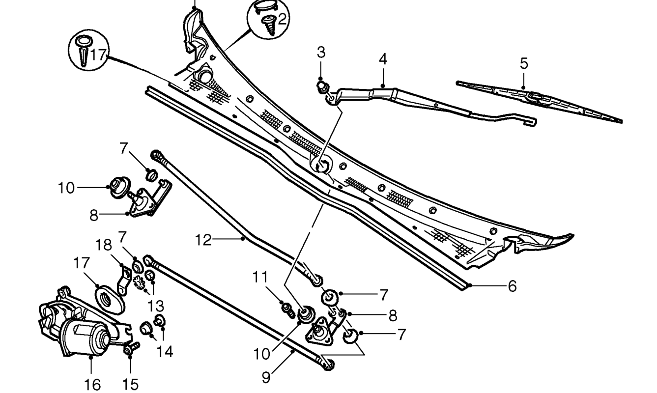 Windscreen wiper components