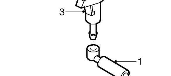 Washer jet - windscreen – Service repair no - 84.10.08