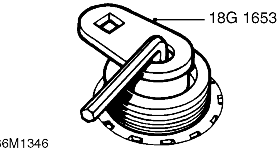 Alternator - ’k’ series with air conditioning – Remove alternator from vehicle. Do not carry out further dismantling if component is remov