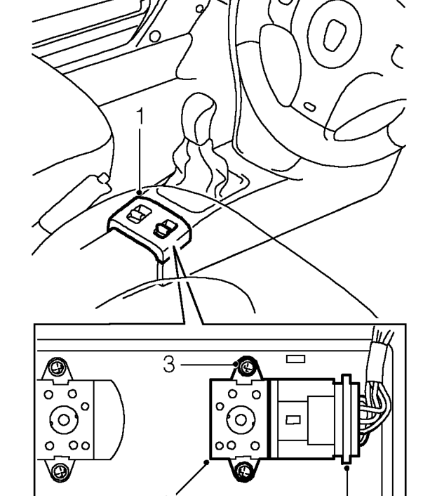 Electric window switch – Remove finisher from centre console.